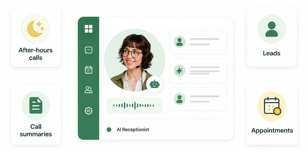 VERA AI receptionist answering clinic calls